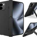 Military-Grade Shockproof Case with Stand for Google Pixel 10 Pro Fold, Slim Fit, Hidden Kickstand, Hinge Protection - Black
