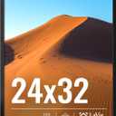 LaVie Home 24x32 Picture Frame for Wall Display, 24x32 Black Picture Frame with HD Plexiglas, 24 x 32 Poster Frame 1 Pack, Display Frame for Vertical or Horizontal, Classic Collection