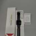 FITVII Fitness Tracker, Smart Watch with 24/7 Blood Pressure Heart Rate and Blood Oxygen Monitor, Sleep Tracker with Calorie Step Counter, IP68 Waterproof Activity Tracker for Women Men Android iOS (Black)