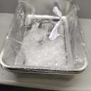 Non-Stick Entirely Stainless Steel Litter Box Splash-Proof & Leak-Proof, 24.4"L x 16.5"W x 11.8"H