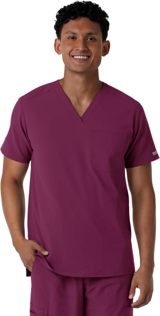 Wink Men's Men's V-Neck Scrub Top, 4XL