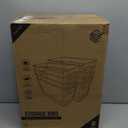 ClearSpace Modern Plastic Storage Bins with Lids Perfect Kitchen Organization or Pantry Fridge Organizer, 8 Pack, Transparent, Rectangular, 12.5" x 6" x 7", 9L Capacity, 8 Compartments