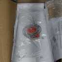 15" Large Outdoor Wall Lights, 2 Pack White Outdoor Light Fixtures, Modern Waterproof Exterior Lighting Sconces with Clear Glass Shade for Front Door, Porch, Garage