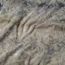 Gradient Blanket With Ornament Grey 60x60inch