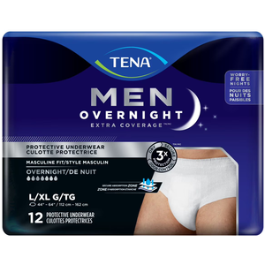 TENA Men Overnight Extra Coverage ( L/XL G/TG)