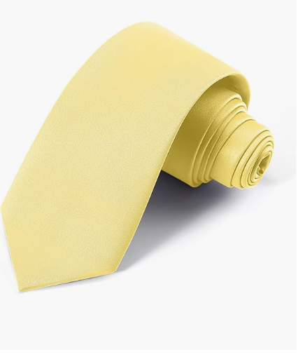 Uetlro Black Ties For Men Solid Pure Color Formal Neckties 3.15" (8CM) Men's Tie for Business and Wedding with Gift Box