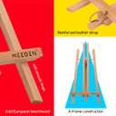 MEEDEN Table Easel Stand for Display: 3 Pack 20 Inch Art Beech Wooden Tabletop Easel for Sign Painting - Small Canvas Stand for Adults, 20in-3pcs