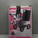 Bayer Design Baby Doll Trendy Pram in Grey/Pink, 67 x 41 x 68 centimeters, 1300800