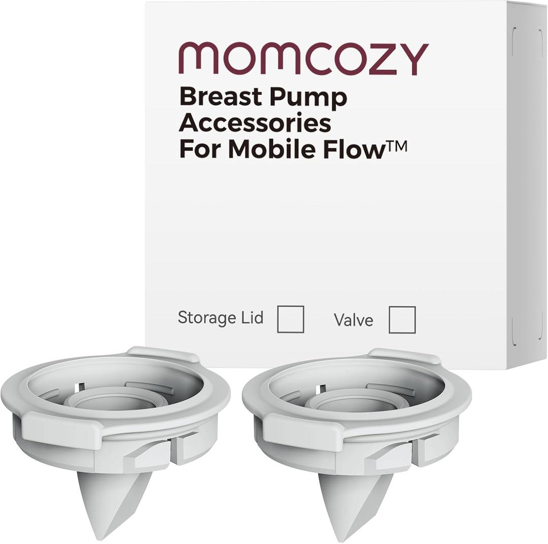 Momcozy Original Replacement Accessories for Upgraded Mobile Flow | Upgraded M9,Original Upgraded M9 Breastfeeding Parts,Valve2 Pack (Duckbill Valve-2PCS)
