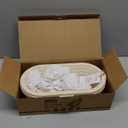 2 x 12 Inch Pulp Oval Sourdough Banneton Bread Proofing Basket Baking Supply with Linen Liners for Professional and Homemade Artisan Bread