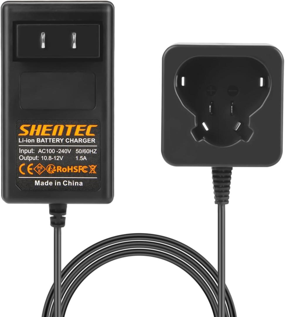 Shentec 10.8V-12V Charger Compatible with Rockwell RW9300 WA3503 WA3504 WA3505 WA3509 RK2515K2 RK2514K2 Cordless Tool Power Battery Lithium