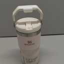 Stanley IceFlow Flip Straw Tumbler with Handle 20 oz | Twist On Lid and Flip Up Straw | Leak Resistant Water Bottle | Insulated Stainless Steel |BPA-Free | Rose Quartz