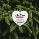 2 x Foster Mom Gifts Mothers Day Foster Mom Birthday Gifts for Mother from Daughter Son Ornament Keepsake Sign Heart Plaque Christmas Ornament