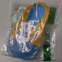 Footlogics Fun Kids Orthotic Shoe Insoles with Arch Support for Childrens Heel Pain (Severs Disease), Growing Pains, Flat Feet - Childrens, Pair (Toddler 5-7, Full Length - Yellow)