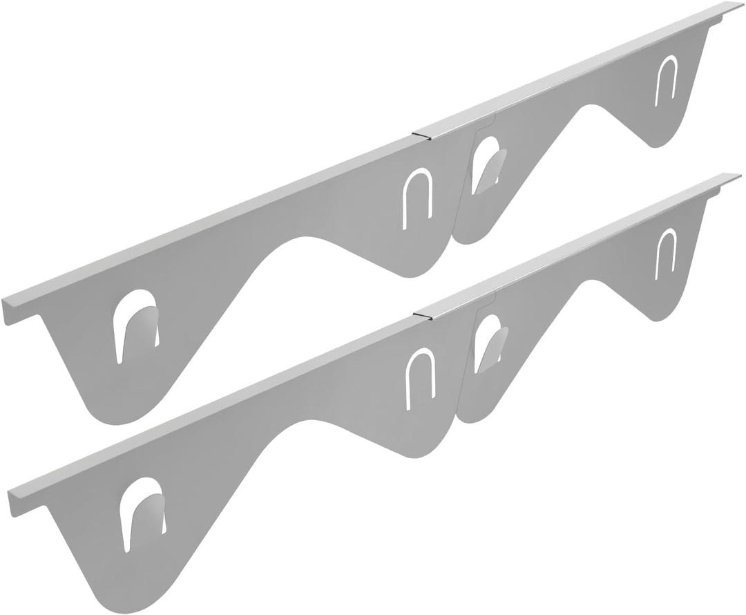 Stove Gap Covers Stainless Steel, 2PCS Stove Gap Filler for Kitchen, Adjustable 13.8-27.5 In, Gas Stove Side Gap Protector|/Oven Side Gap Filler/Guard Between Stove Top & Counter (Silver)