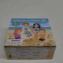 Beach Toys Sand Set for Kids, Collapsible Bucket and Shovels with Mesh Bag, Molds, Flags, Sandbox Kids Toddlers, Travel (Tavel Size)