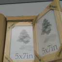 5x7 Picture Frame 4 Pack, Natural Solid Wood Photo Frame, HD Tempered Glass, Table Display or Wall Hanging