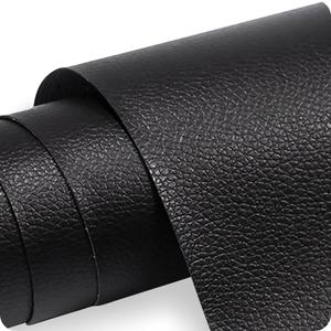 Black Leather Repair Tape Patch, Self Adhesive Vinyl Faux Material Roll 27 x 118 Inch, Cuttable Upholstery for Couch Sofa Car Seats Chairs Furniture