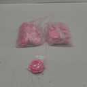 Yulejo 20 Pack Rose Compact Mirror Bulk Pink Plastic Mini Travel Makeup Mirror Hand Bridesmaids Gift for Women Girls Wedding Party