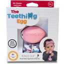 The Teething Egg Baby Teether  Freezable Teething Toy for Babies 36 Months up to 18 Months  Made in USA, Food-Grade TPE, Pink (Single)