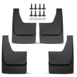 A-Premium Set of 4PCS Mud Flaps Splash Guards Mudguards Mudflaps Compatible with Ford F-150 SVT Raptor, 2010-2014, Crew Cab Extended Cab Pickup 4-Door, Front and Rear(Driver & Passenger Side)
