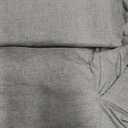 Custom Slipcover Replacement Ektorp Chair Sofa Polyester Flax Cover Replacement is Custom Made Slipcover Compatible for IKEA Ektorp Armchair (Polyester Deep Gray Chair)