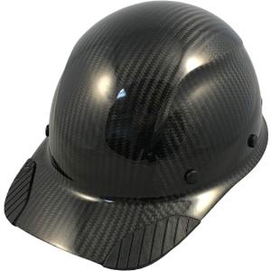 DAX Actual Carbon Fiber Cap Style Hard Hat - Matte Black
