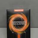 Compressed Air Duster, 260000RPM Cordless Electric Air Blower with Brushless Motor, 3-Speed Adjustable & Rechargeable  Powerful Dust Cleaner for Keyboard, Computer, Car, Outdoor, Air Bed (Black)