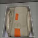 Portable Heating Pad for Back, Cordless Wearable Heat Belt with Massager for Lower Back Pain Relief, Battery Powered 8000 mAh Rechargeable, MAXwarm 3.0, Gift for Women Men 90-310 lbs (Beige)