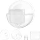 Paruu P10 Full Set Collector Cup, Original Breast Pump Parts, Wearable Breast Pump Replacement Accessories, 1 Set
