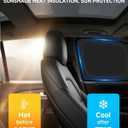 Double Layer Windshield Sunshade- Full Set Front Rear Side Window Sun Shade Cover Sun Visor Window Shade for CampingBaby Privacy Protection (for Tesla, for Model 3 (2017-2025))