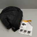 IvyWind Baby Car Seat Cover, Universal Winter Carseat Cover for Babies with Breathable Mesh Window, Cozy and Warm Infant Car Seat Covers for Cold Weather, Kick-Proof Carseat Canopy for Boy Girl, Black