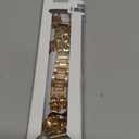 HAYONLIY Christmas Metal Bands Compatible with Samsung Galaxy Watch 8 40mm 44mm/ Galaxy Watch 8 Classic 46mm, Adjustable Double Chain Strap with Decorative Charms Accessories for Women