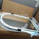 24x36 Inch Arched LED Mirror for Bathroom, Dimmable Lighted Vanity Mirror for Wall, Backlit and Frontlit, Anti-Fog, 3 Colors, Memory, ETL Listed