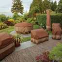 DUCKCOVERS Ultimate Waterproof 56 Inch Rectangular Fire Pit Cover, Outdoor Firepit Cover