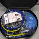 Snow-Chains Auto Fixing 1 Min Quick Fit Easy Installation Tire-Chains, Portable Reusable Universal Emergency Tire Traction Chain for Passenger Car, Pickup Trucks and SUV - Set of 2 (HKN-150)