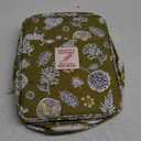 qianshan 202 Colored Pencils Pencil Case - 136 Color Gel pens Pen Bag or Marker Organizer - Universal Artist Use Supply Zippered Large Capacity Slot Super Big Professional Storage Dandelion