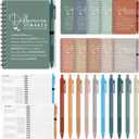 Tellingyou 20 Sets Difference Maker Employee Appreciation Gift for Coworkers to Do List Notebooks with Ballpoint Pens Note Pads Journal for Nurse Staff Team Graduation Teacher (Healing Colors)