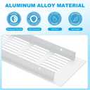 PATIKIL Rectangle Air Vent Cover Aluminum 20x3" Silver
