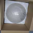 Vega Flush Mount - 1-Light, 60W Type A15, 8" Wide, Clear Glass, Black Finish, Versatile Design for Hallways, Bathrooms