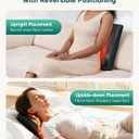 Snailax Back Massager with Heat 3D Shiatsu Massage Pillow for Neck & Back, Fixed Kneading Nodes, Chair & Sofa Use, Gift for Mom, Dad, Women & Men