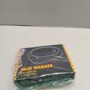 Coffee Mug Warmer, Cup Warmer for Desk with Auto Shut Off Smart Temperature Settings, Electric Beverage Tea Water Milk Heater for All Cups and Mugs, Heating Plate Candle Wax Warmer (Dark Black)