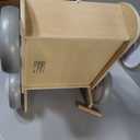 Wooden Baby Walker, Baby Walker, Adjustable Speed for Boys and Girls, Baby Activity Center, Birthday, Christmas and New Year's Gift, Natural Wood Color