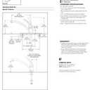 Delta Foundations Chrome Kitchen Faucet, Contemporary 3 Hole Kitchen Sink Faucet, Single Handle, Chrome B1310LF