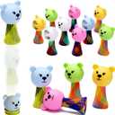 50PCS Mini Jumping Popper Spring Launcher Little Pop up Jumper Bouncy Party Favors Kids Bulks Toys for Easter Eggs Fillers Christmas Stocking Stuffers