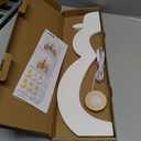 19.7in Light Up Honeycomb Paper Christmas Snowman, Indoor Christmas Decorations and Holiday Centerpieces for December Holiday Season Home Office and Xmas Party Supplies