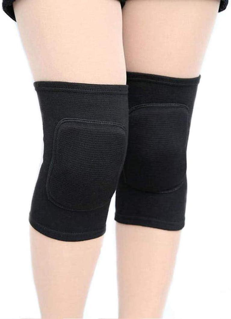 Volleyball Knee Pads for Dancers, Soft Breathable Knee Pads for Men Women Kids Knees Protective, Knee Brace for Volleyball Football Dance Yoga Tennis Running Cycling Workout Climbing (Small, Black)