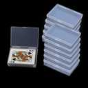 Playing Card Deck Boxes 12pcs Plastic Empty Gaming Card Holder Case Box Storage Organizer Snaps Closed for Standard Poker Size Card, Internal Size is 3.6 inch x 2.6 inch x 0.8 inch(NO Cards)