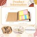 Thank You Gifts Inspirational Spiral Notebook and Makeup Bag (12, Inspirational)