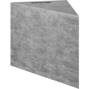 VEVOR Tile Shower Seat, 22.4" x 16" x 20" Ready to Tile Shower Seat, Factory Waterproof & 100% Leak Proof Tileable Shower Corner Seat, 440lbs Load-Bearing Triangular Board Shower Bench, Grey